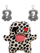Monster: Oogah Boogah White Leopard & Keyring Pack